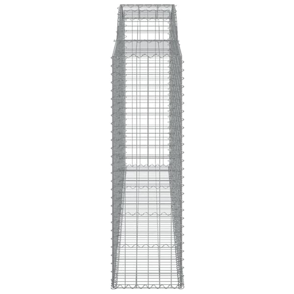 Plantekrukker - Living buet gabionkurv 300x50x160/180 cm galvaniseret jern
