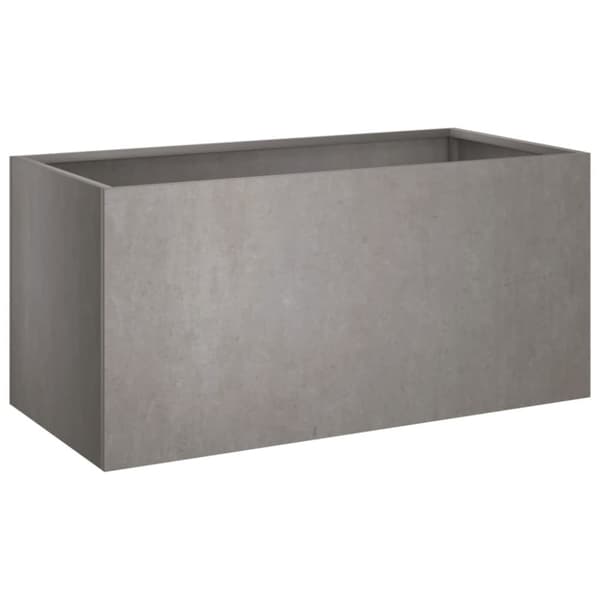 Krukor & odlingslådor - Living Odlingslåda 62x30x29 cm rosttrögt stål