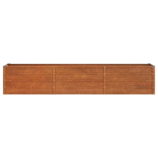Plantekrukker - Living højbed 240x40x45 cm cortenstål rustfarvet
