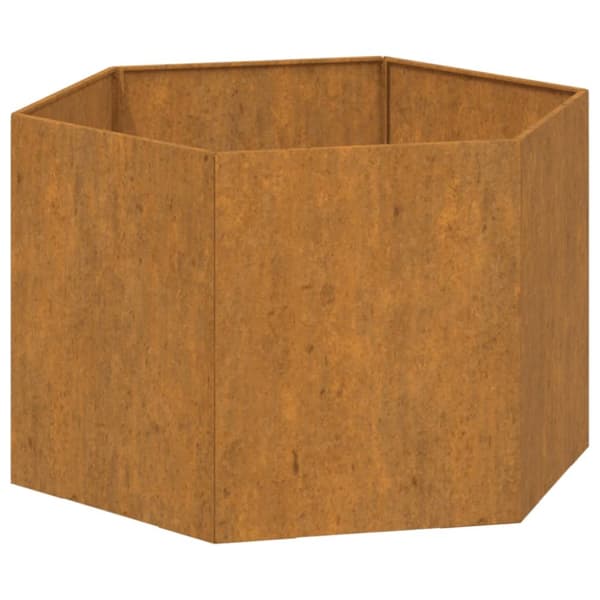 Plantekrukker - Living plantekasse 60x60x45 cm cortenstål rustfarvet
