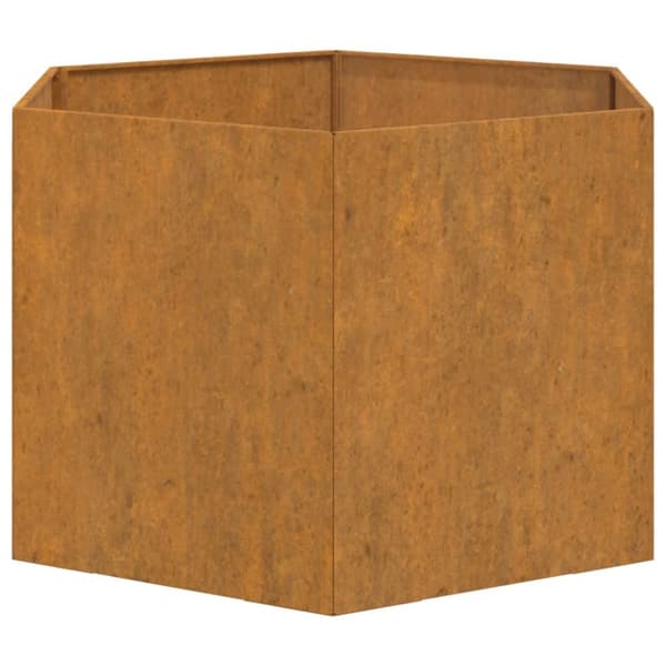 Plantekrukker - Living plantekasse 60x60x45 cm cortenstål rustfarvet