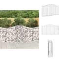 Miniatyrbillede 1 af 6: Plantekrukker - Living buet gabionkurv 200x30x100/120 cm galvaniseret jern