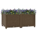Miniatyrbillede 3 af 9: Plantekrukker - Living højbed 80x40x38 cm polypropylen