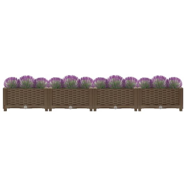 Plantekrukker - Living højbed 160x40x23 cm polypropylen