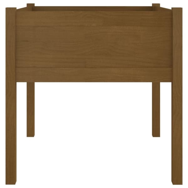 Kukkaruukut & istutuslaatikot - Living Puutarhan kukkalaatikot 2 kpl hunajanruskea 70x70x70 cm mänty