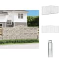 Miniatyrbillede 1 af 6: Plantekrukker - Living buet gabionkurv 400x50x160/180 cm galvaniseret jern