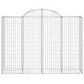 Miniatyrbillede 4 af 6: Plantekrukker - Living buet gabionkurv 200x50x140/160 cm galvaniseret jern