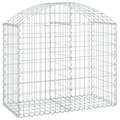 Miniatyrbillede 3 af 6: Plantekrukker - Living buet gabionkurv 100x50x80/100 cm galvaniseret jern