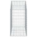 Miniatyrbillede 5 af 6: Plantekrukker - Living buet gabionkurv 100x50x80/100 cm galvaniseret jern