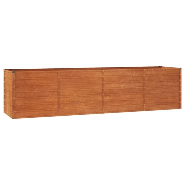 Plantekrukker - Living højbed 320x80x77 cm cortenstål rustfarvet