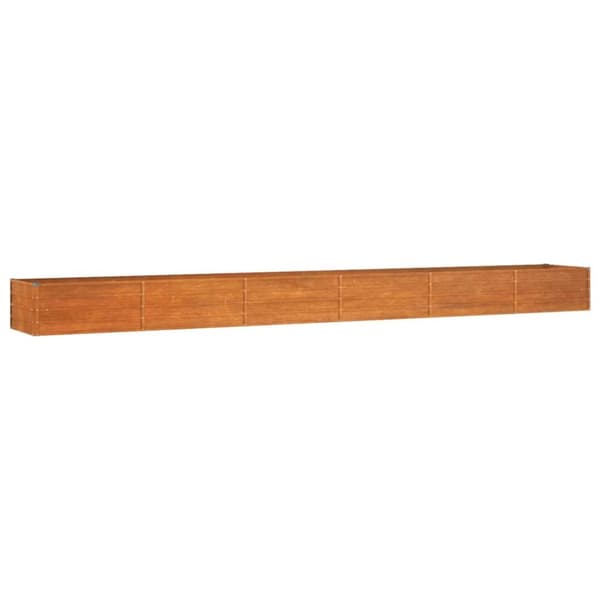 Krukor & odlingslådor - Living Odlingslåda rostig 600x80x45 cm rosttrögt stål