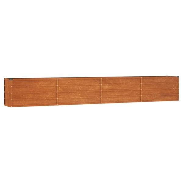 Krukor & odlingslådor - Living Odlingslåda rostig 320x40x45 cm rosttrögt stål