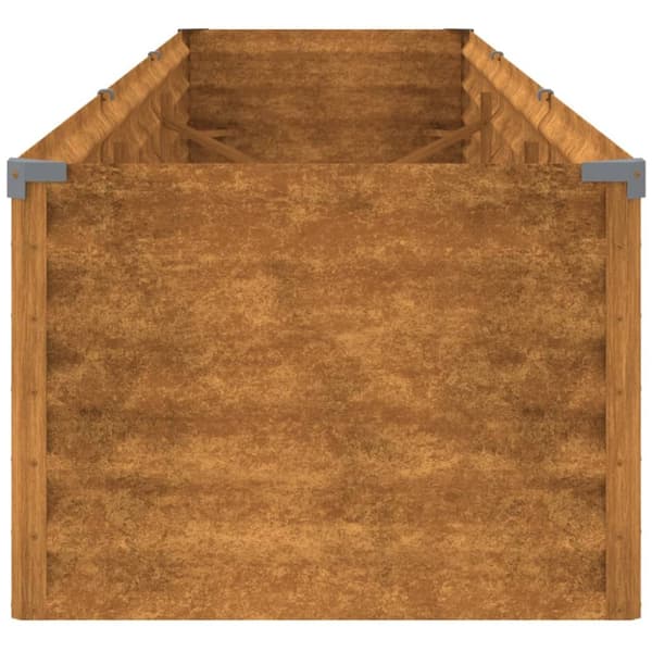 Plantekrukker - Living højbed 291x50x36 cm cortenstål