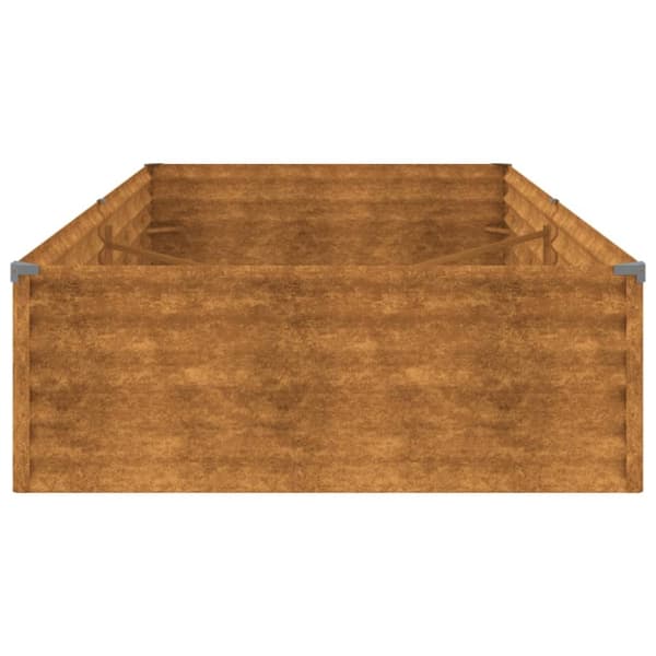 Kukkaruukut & istutuslaatikot - Living Korotettu kukkalaatikko 195x100x36 cm Corten teräs