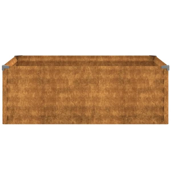 Plantekrukker - Living højbed 100x50x36 cm cortenstål