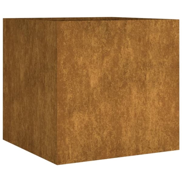 Krukor & odlingslådor - Living Odlingslåda 40x41x40 cm rosttrögt stål