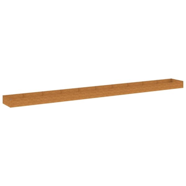 Kukkaruukut & istutuslaatikot - Living Korotettu kukkalaatikko 960x100x36 cm Corten teräs