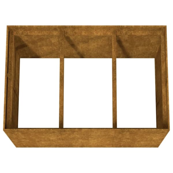 Plantekrukker - Living højbed 120x80x80 cm cortenstål