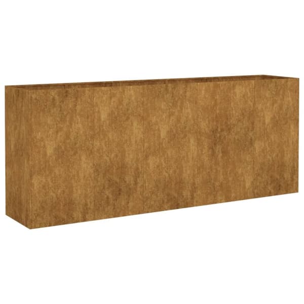 Kukkaruukut & istutuslaatikot - Living Korotettu kukkalaatikko 200x40x80 cm Corten teräs