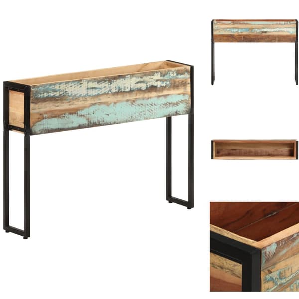 Krukor & odlingslådor - Living Odlingslåda 90x20x68 cm massivt återvunnet trä
