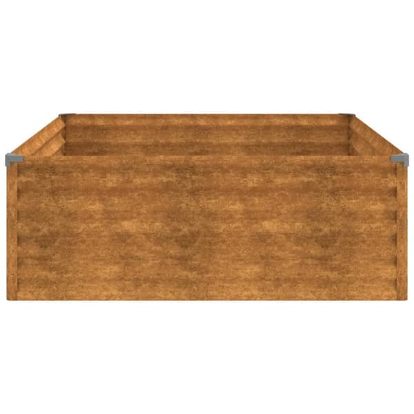 Plantekrukker - Living højbed 100x100x36 cm cortenstål