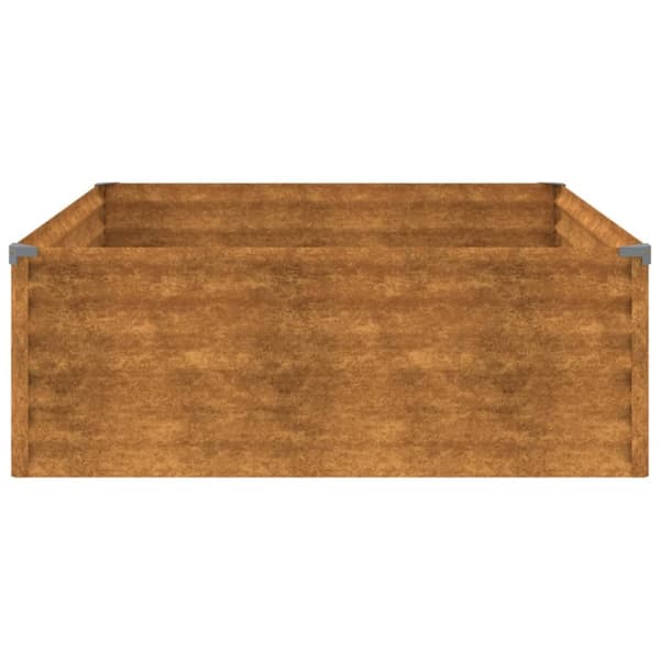 Plantekrukker - Living højbed 100x100x36 cm cortenstål