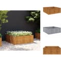 Miniatyrbillede 1 af 8: Plantekrukker - Living højbed 100x100x36 cm cortenstål