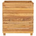 Pikkukuva 4 / 11: Kukkaruukut & istutuslaatikot - Living Korotettu kukkalaatikko 50x40x55 cm kierrätetty tiikki ja teräs