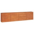 Pikkukuva 3 / 9: Kukkaruukut & istutuslaatikot - Living Korotettu kukkalaatikko ruoste 320x40x77 cm Corten teräs