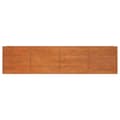 Pikkukuva 5 / 9: Kukkaruukut & istutuslaatikot - Living Korotettu kukkalaatikko ruoste 320x40x77 cm Corten teräs