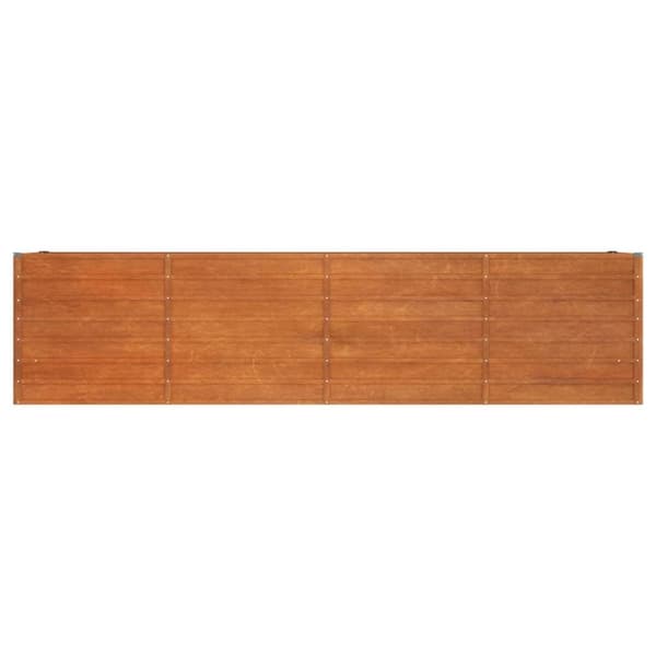 Kukkaruukut & istutuslaatikot - Living Korotettu kukkalaatikko ruoste 320x40x77 cm Corten teräs