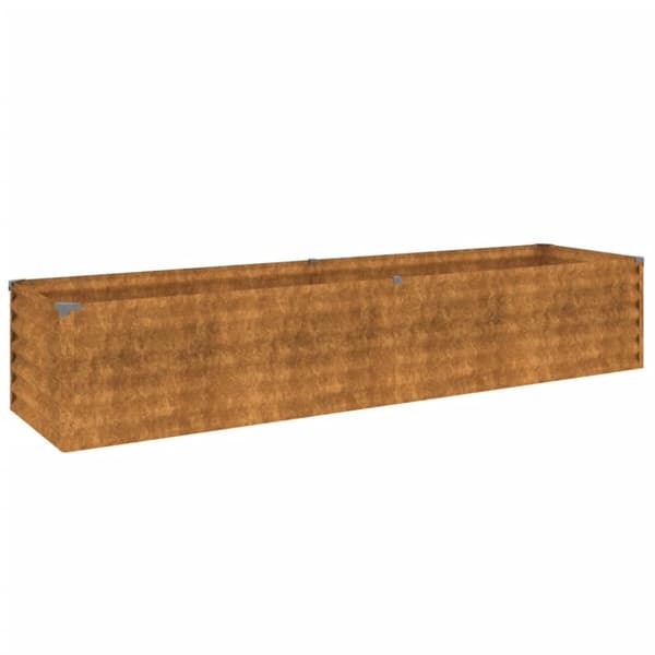 Plantekrukker - Living højbed 194x50x36 cm cortenstål