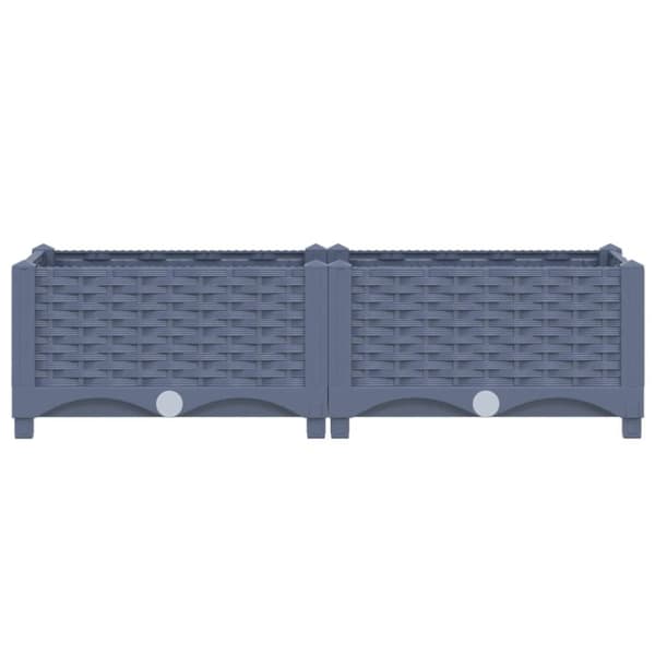 Højbed 80x40x23 cm polypropylen - Højbed - Højbede - Home & Living