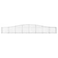 Miniatyrbillede 5 af 7: Buede gabionkurve 2 stk. 400x50x40/60 cm galvaniseret jern - Gabion-kurv - Gabion-kurve - Home & Living
