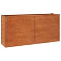 Pikkukuva 3 / 9: Korotettu kukkalaatikko ruoste 160x40x77 cm Corten teräs - Puutarhan Korotettu Kukkalaatikko - Puutarhan Korotetut Kukkalaatikot - Home & Living