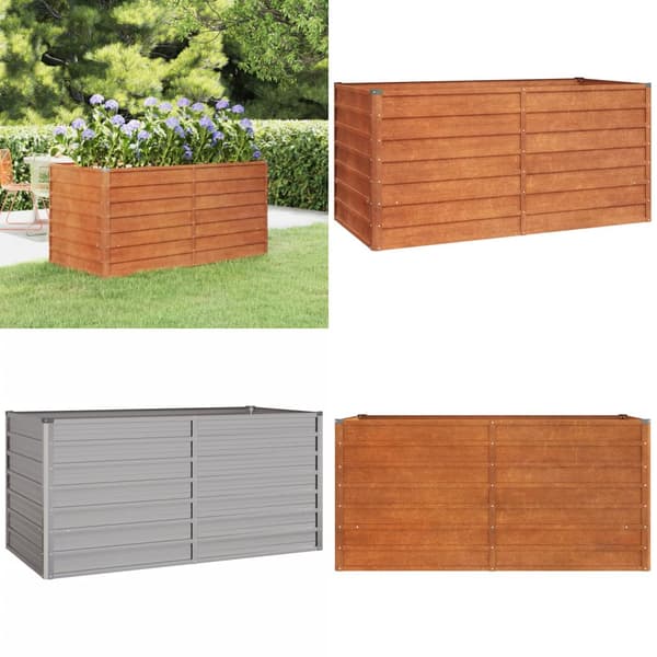 Højbed 160x80x77 cm cortenstål rustfarvet - Højbed - Højbede - Home & Living