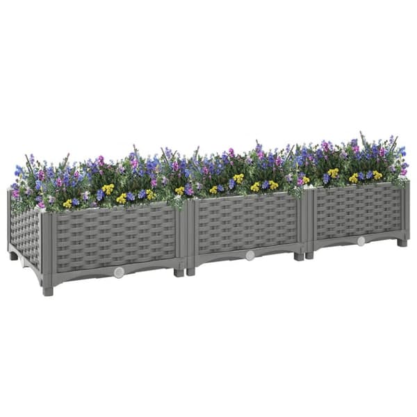 Højbed 120x40x23 cm polypropylen - Plantekasse - Plantekasser - Home & Living