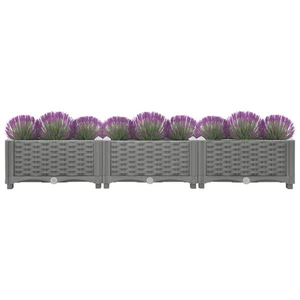 Højbed 120x40x23 cm polypropylen - Plantekasse - Plantekasser - Home & Living