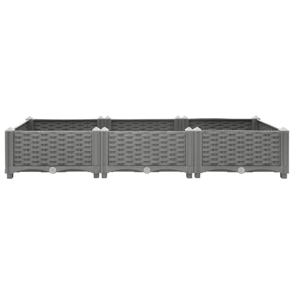 Højbed 120x40x23 cm polypropylen - Plantekasse - Plantekasser - Home & Living