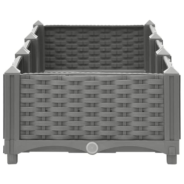 Højbed 120x40x23 cm polypropylen - Plantekasse - Plantekasser - Home & Living