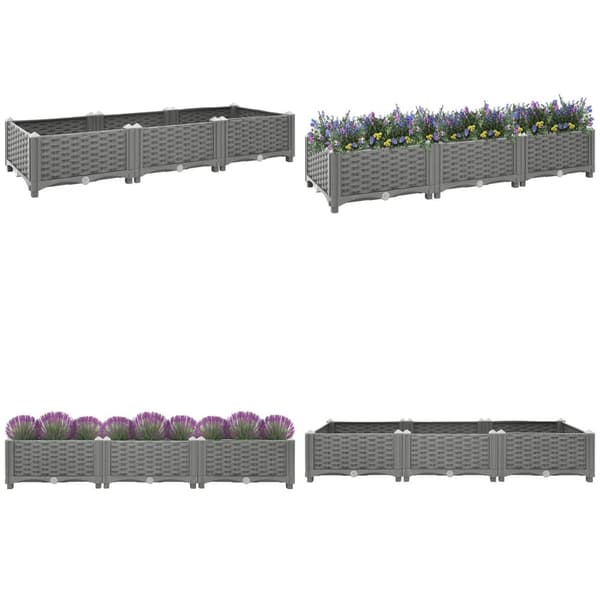 Højbed 120x40x23 cm polypropylen - Plantekasse - Plantekasser - Home & Living