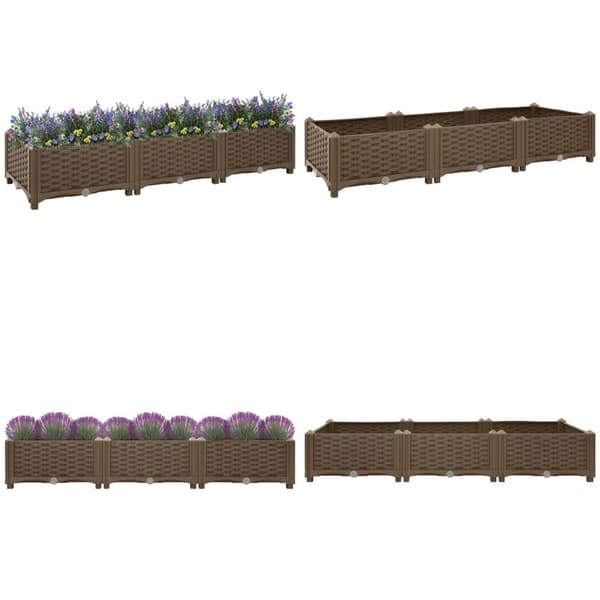 Højbed 120x40x23 cm polypropylen - Højbed - Højbede - Home & Living