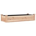 Miniatyrbillede 3 af 9: Højbed med foring 120x45x25 cm massivt fyrretræ - Højbed - Højbede - Home & Living
