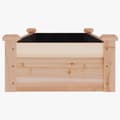 Miniatyrbillede 6 af 9: Højbed med foring 120x45x25 cm massivt fyrretræ - Højbed - Højbede - Home & Living