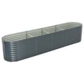 Miniatyrbillede 2 af 9: Forhøjet plantekasse 400x80x81 cm galvaniseret stål grå - Plantekasse - Plantekasser - Home & Living