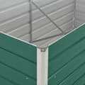 Pikkukuva 5 / 7: Korotettu puutarhalaatikko 160x80x45 cm galvanoitu teräs vihreä - Korotettu Puutarhalaatikko - Korotetut Puutarhalaatikot - Home & Living