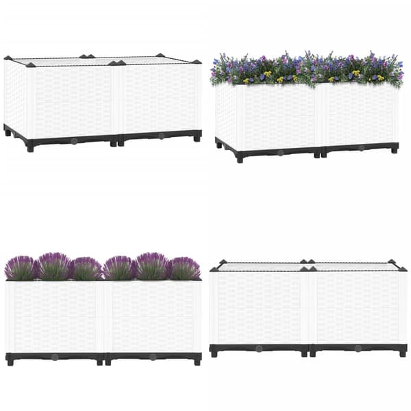 Højbed 80x40x38 cm polypropylen - Plantekasse - Plantekasser - Home & Living