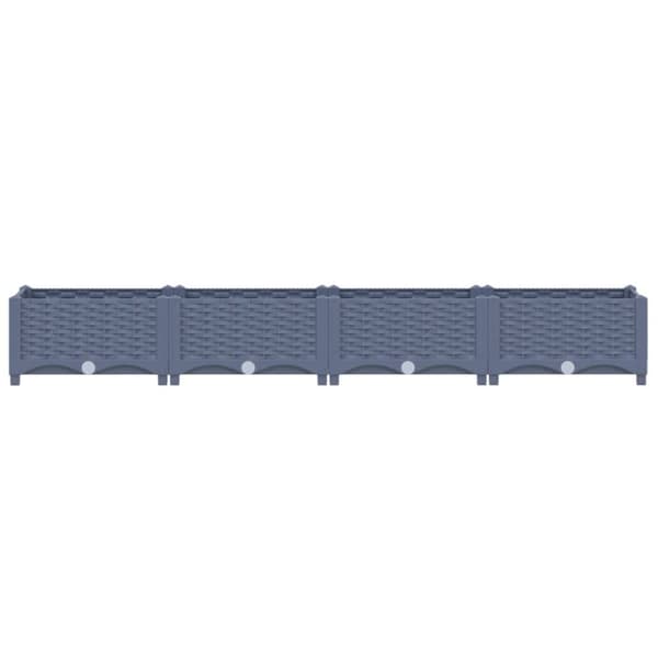 Højbed 160x40x23 cm polypropylen - Højbed - Højbede - Home & Living
