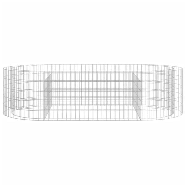 Planteringsgabion galvaniserat järn 200x100x50 cm - Gabion - Gabioner - Home & Living