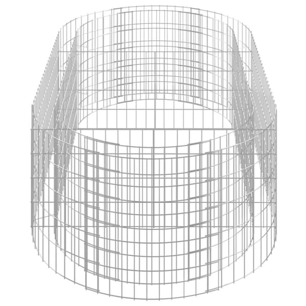 Planteringsgabion galvaniserat järn 200x100x50 cm - Gabion - Gabioner - Home & Living